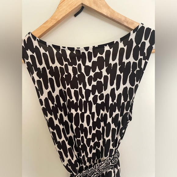 A Pea in the Pod Dress Size S. Brown and white - Picture 4 of 8